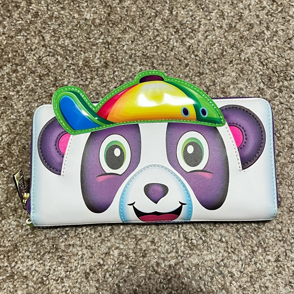 Loungefly Lisa Frank PANDA PAINTER™ WRISTLET NWT